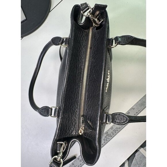 For Repair - Kate Spade Leighton Large Satchel Tote Black Pebbled Leather Purse - Picture 12 of 12